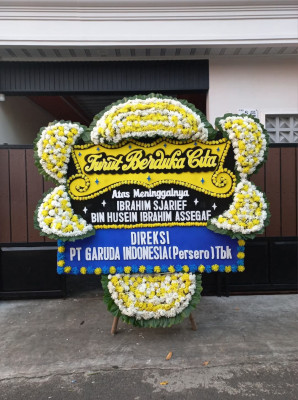 Papan Bunga Duka di Brontokusuman